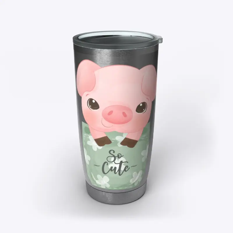 Cute baby pig kids t-shirt and onesie